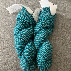 URU. YARN Electric Worsted Yarn in Rave NWT